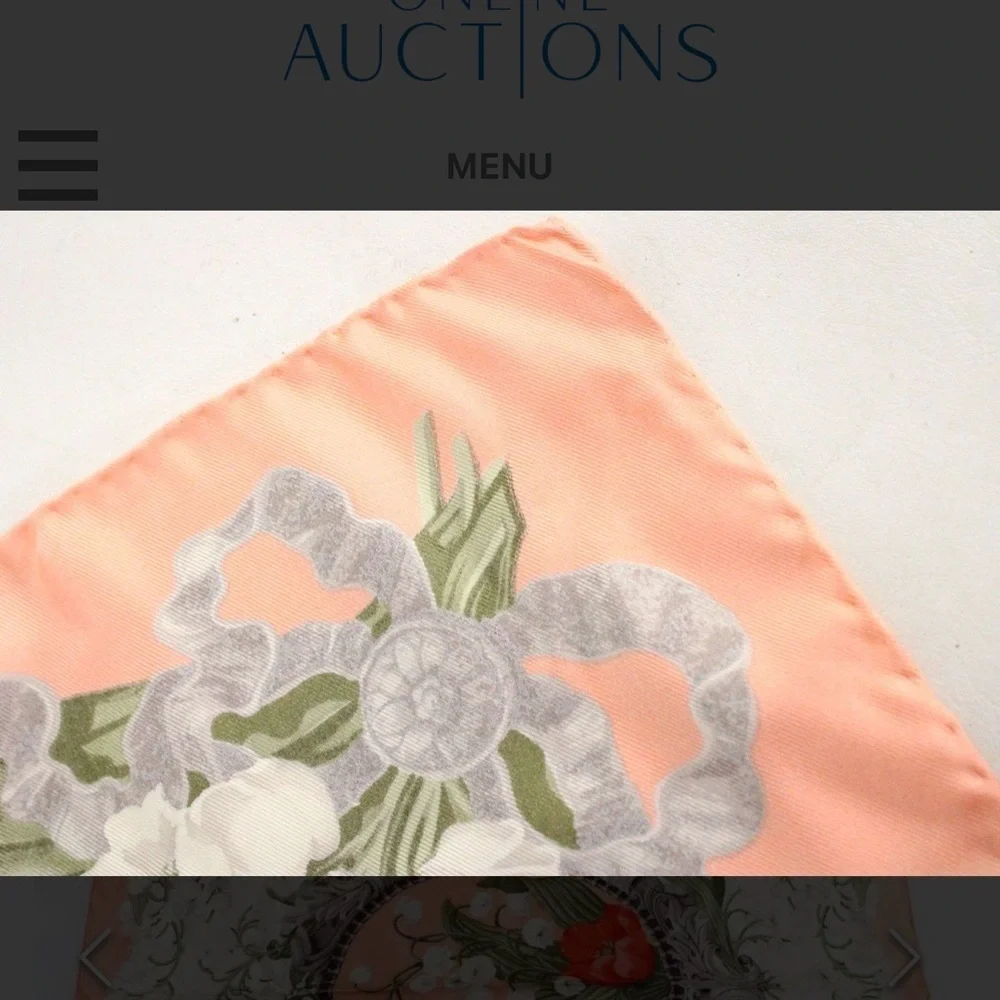 Dior Silk Stunning Scarf with Certificate of Authenticity - 34 x 34 - Picture 7 of 10